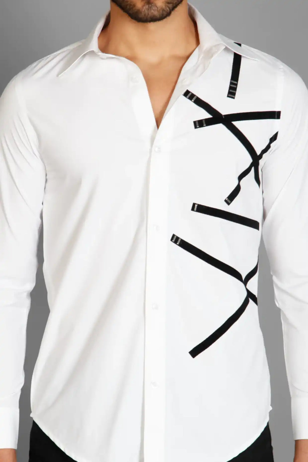 X Factor White Men's Shirt