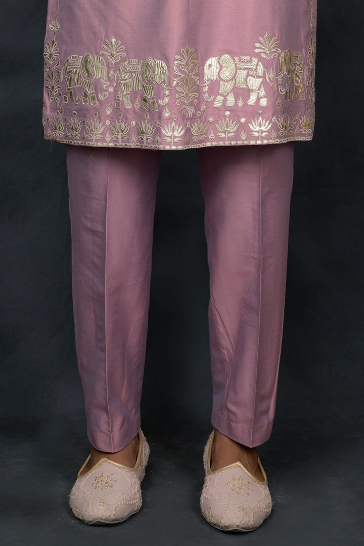 Exquisite Short Open Jacket & Kurta Set