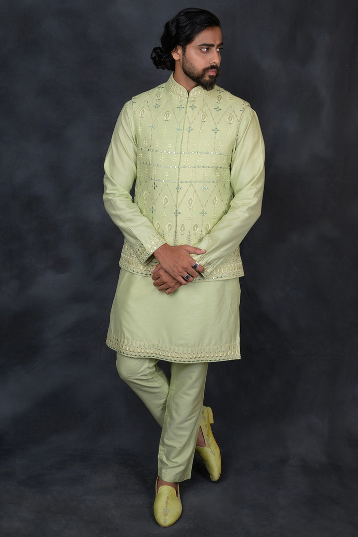 Prime Short Jacket & Kurta Set