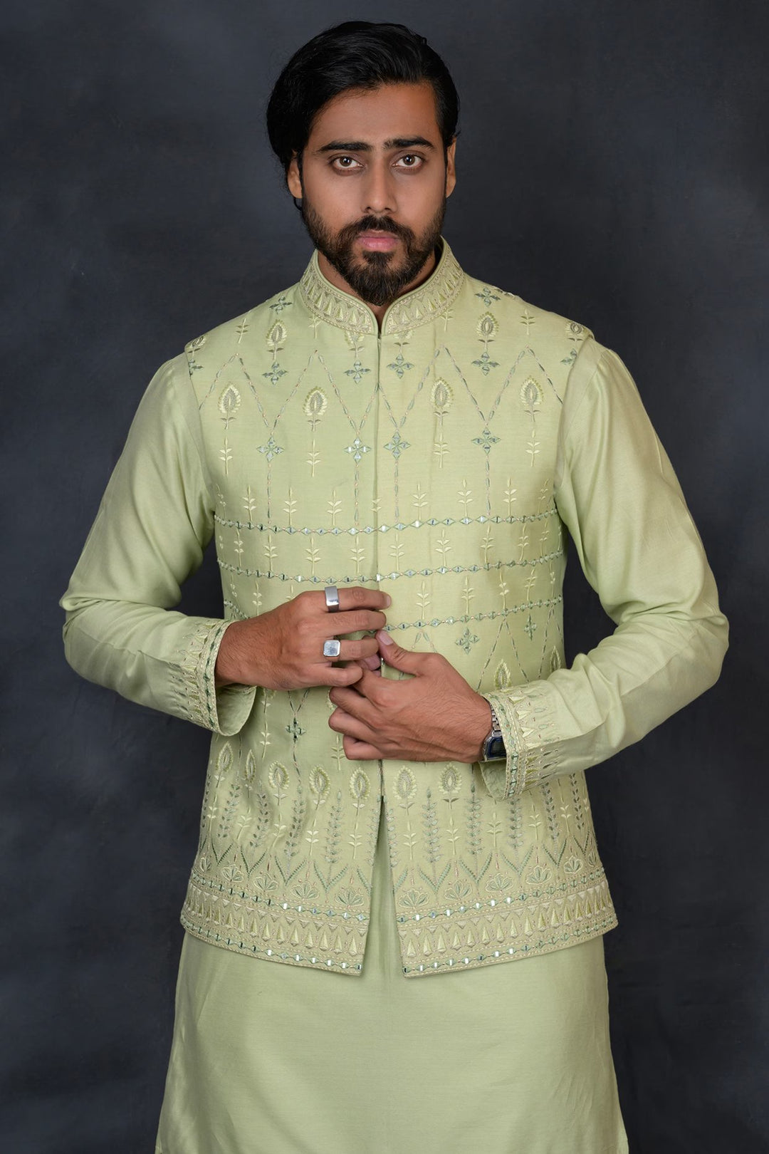 Prime Short Jacket & Kurta Set