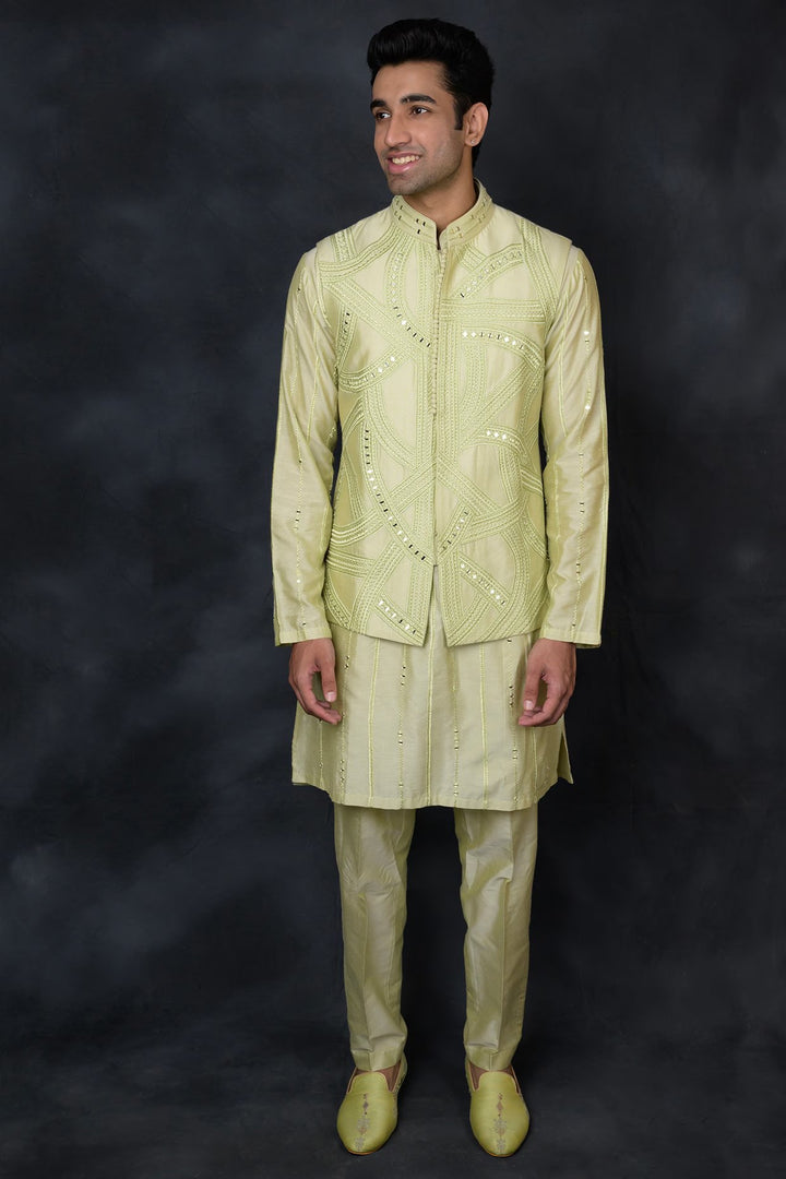 Repertoire Short Jacket & Kurta Set