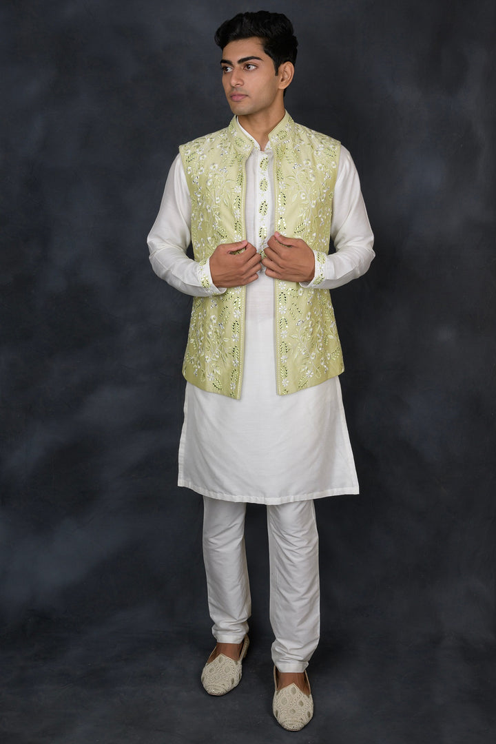 Luxe Short Jacket & Kurta Set