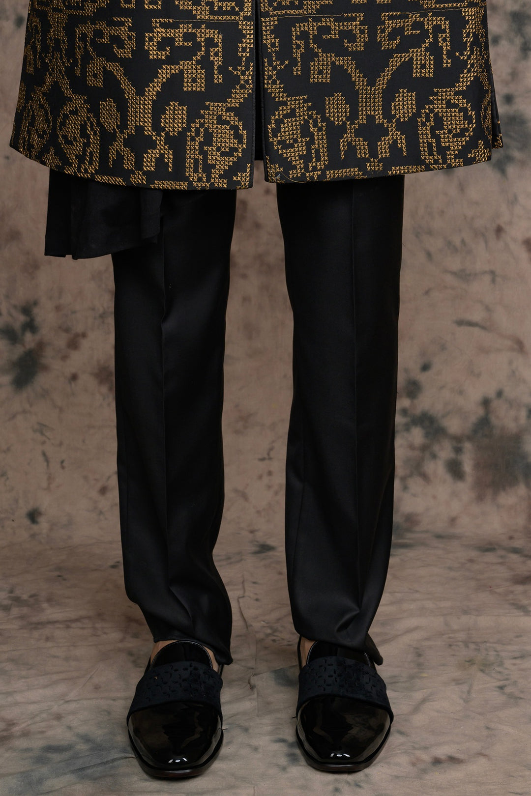 Pinnacle Long Open Jacket & Kurta Set