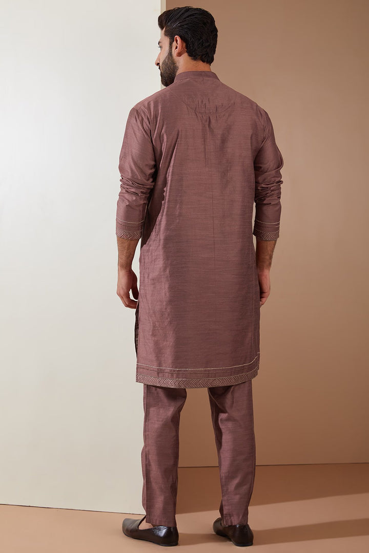 Upper Crust Short Jacket & Kurta Set