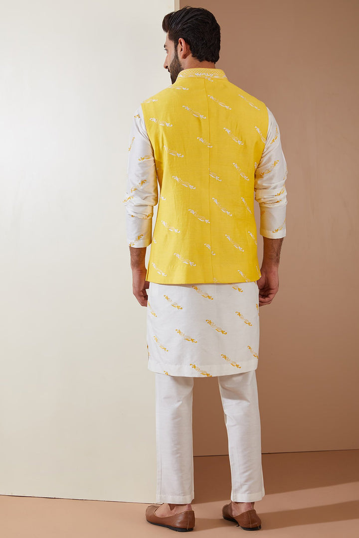 Suave Selects Short Jacket & Kurta Set