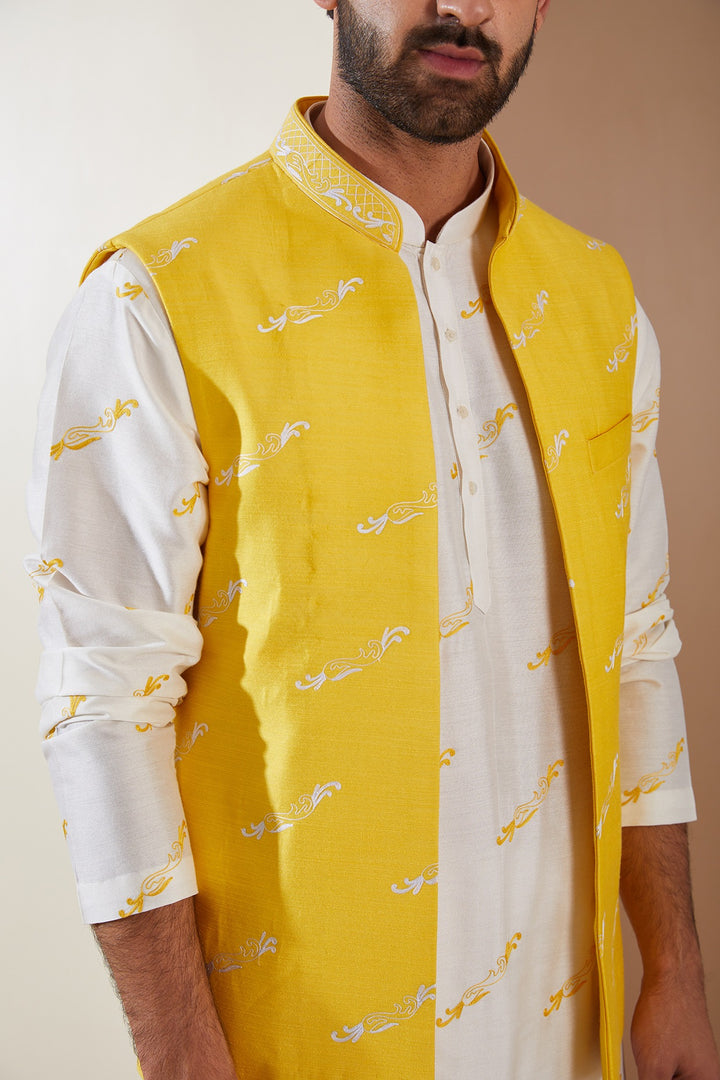 Suave Selects Short Jacket & Kurta Set