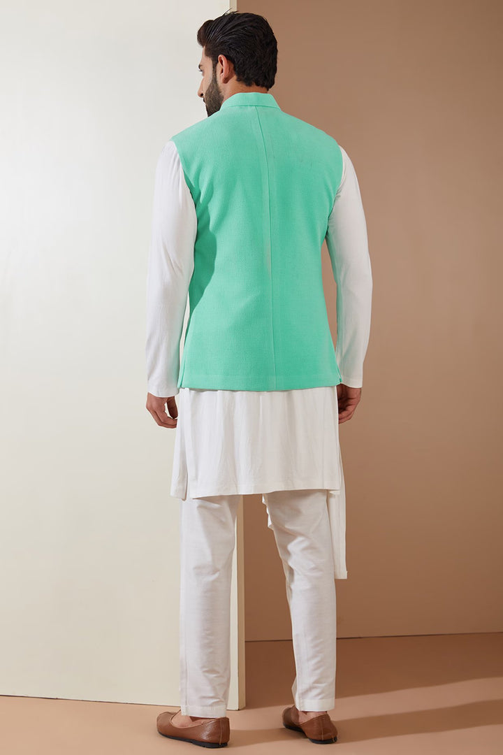 Sartorial Short Jacket & Kurta Set