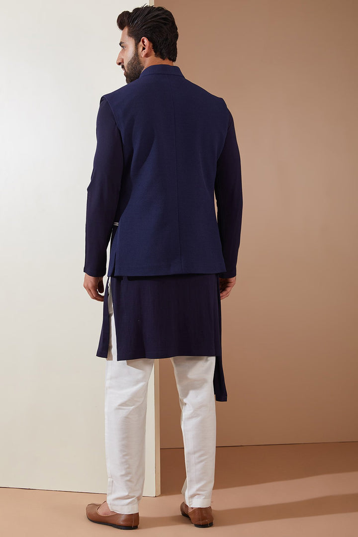 Urban Edge Short Jacket & Kurta Set