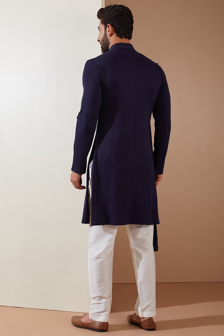 Urban Edge Short Jacket & Kurta Set