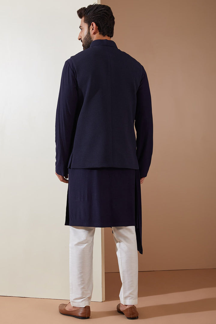 Nuanced Short Jacket & Kurta Set