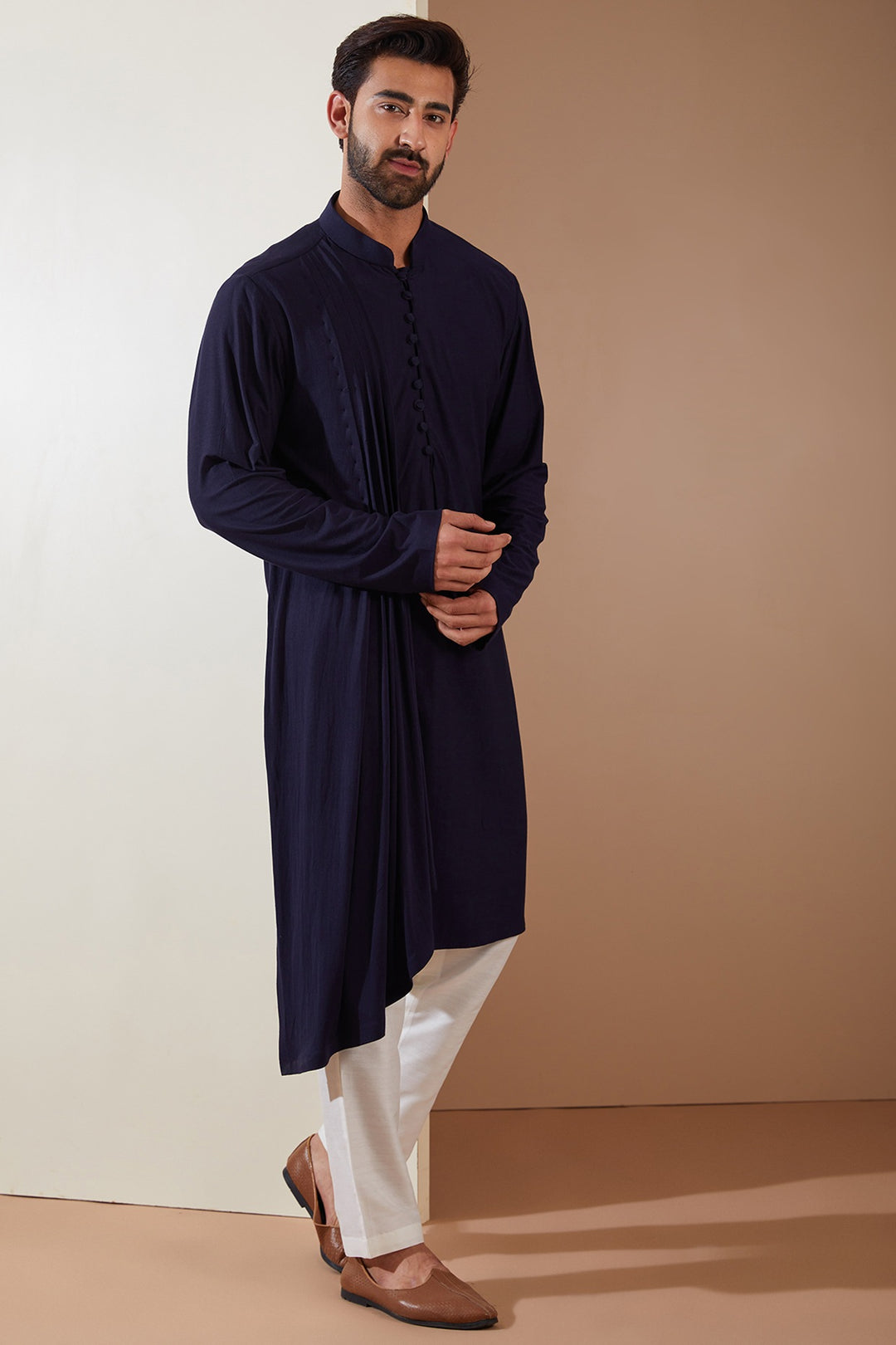 Nuanced Short Jacket & Kurta Set