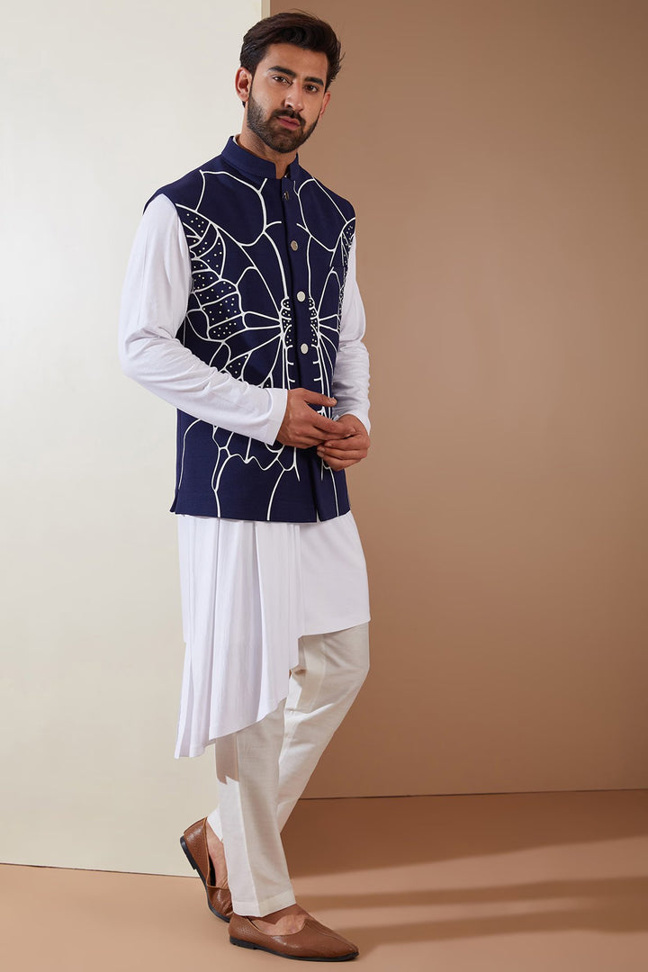 Posh Short Jacket & Kurta Set