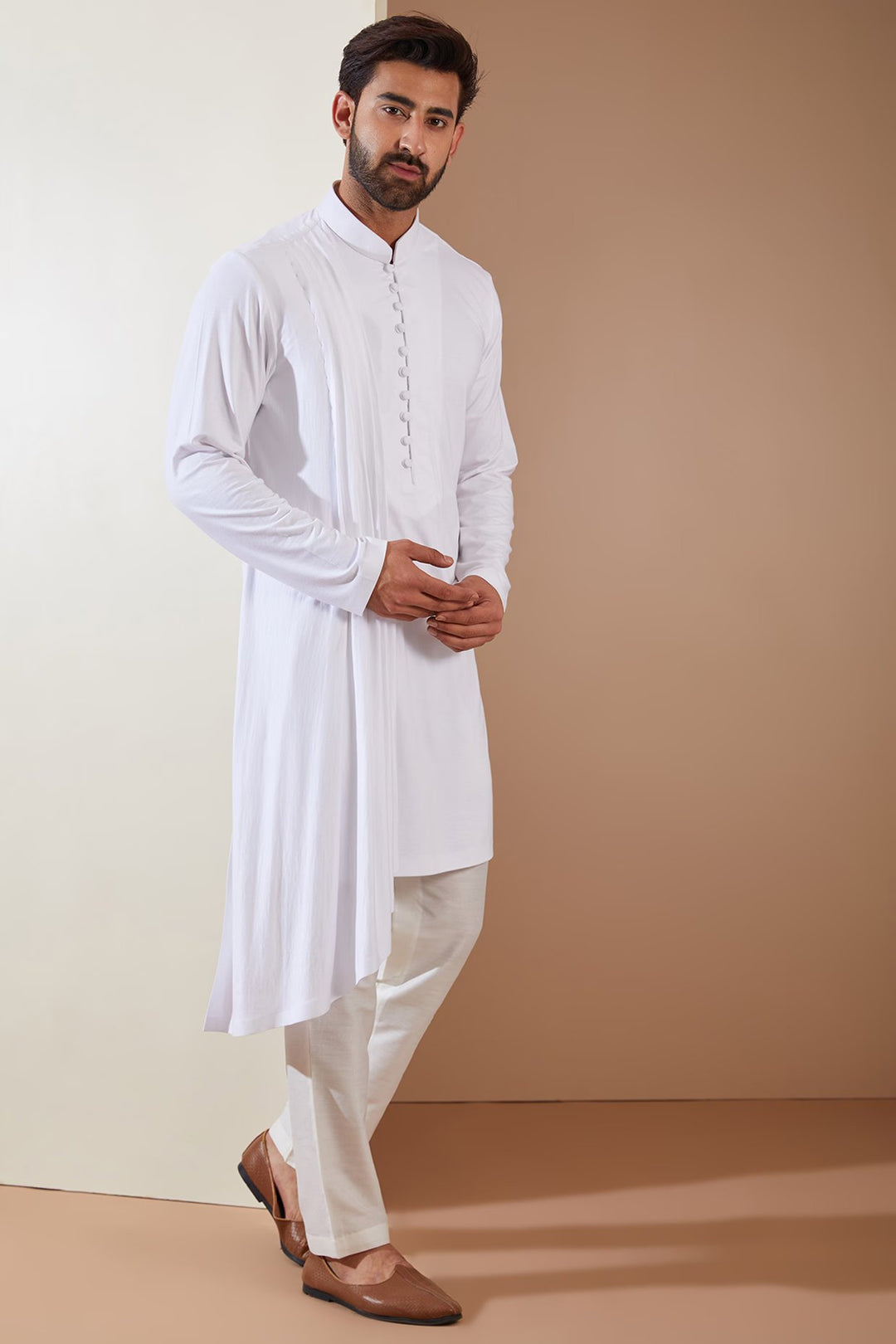 Posh Short Jacket & Kurta Set