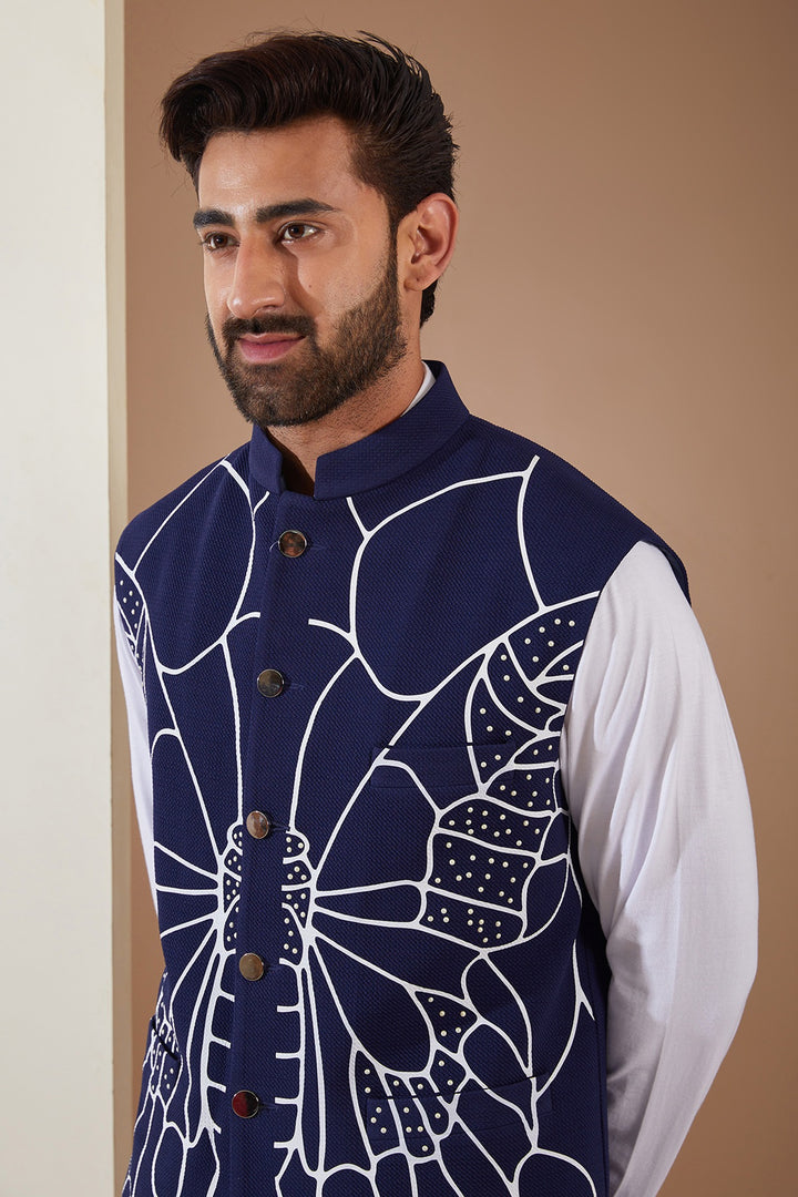 Posh Short Jacket & Kurta Set