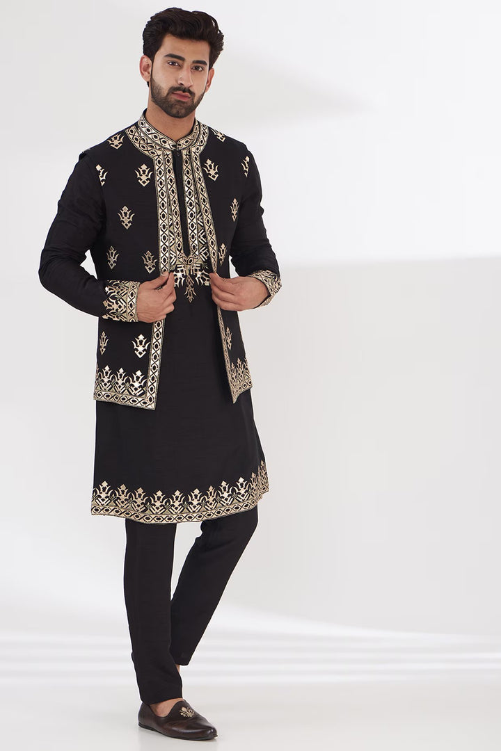 Heir Short Jacket & Kurta Set