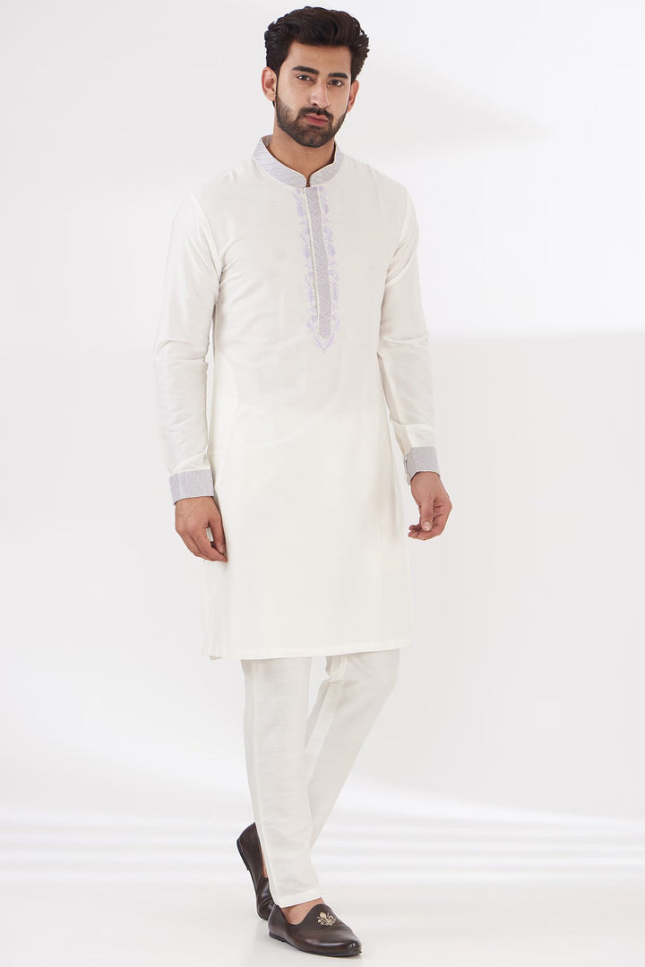 Signature Long Jacket & Kurta Set