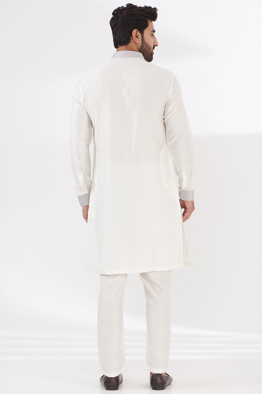 Signature Long Jacket & Kurta Set